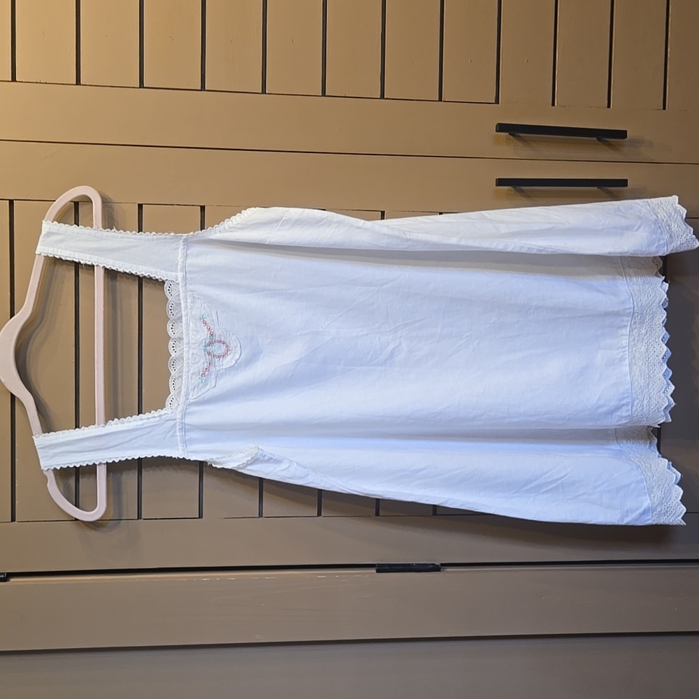 Damson Madder Nancy Linen Blend Pinafore Mini Dress EU 16/ US 12 - Picture 4 of 9